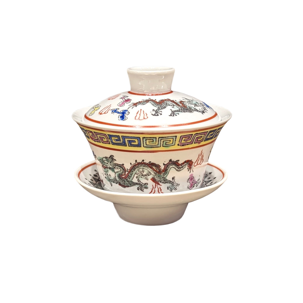 Multicolor Dragon Tea Cup Set