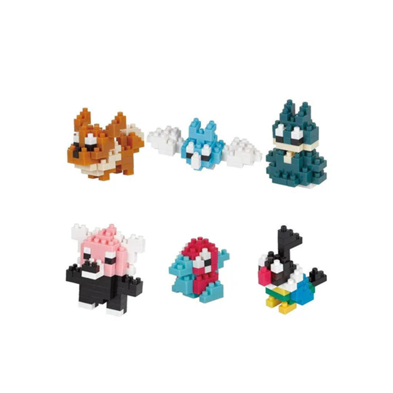 Nanoblock Mininano - Pokemon Normal Type Set