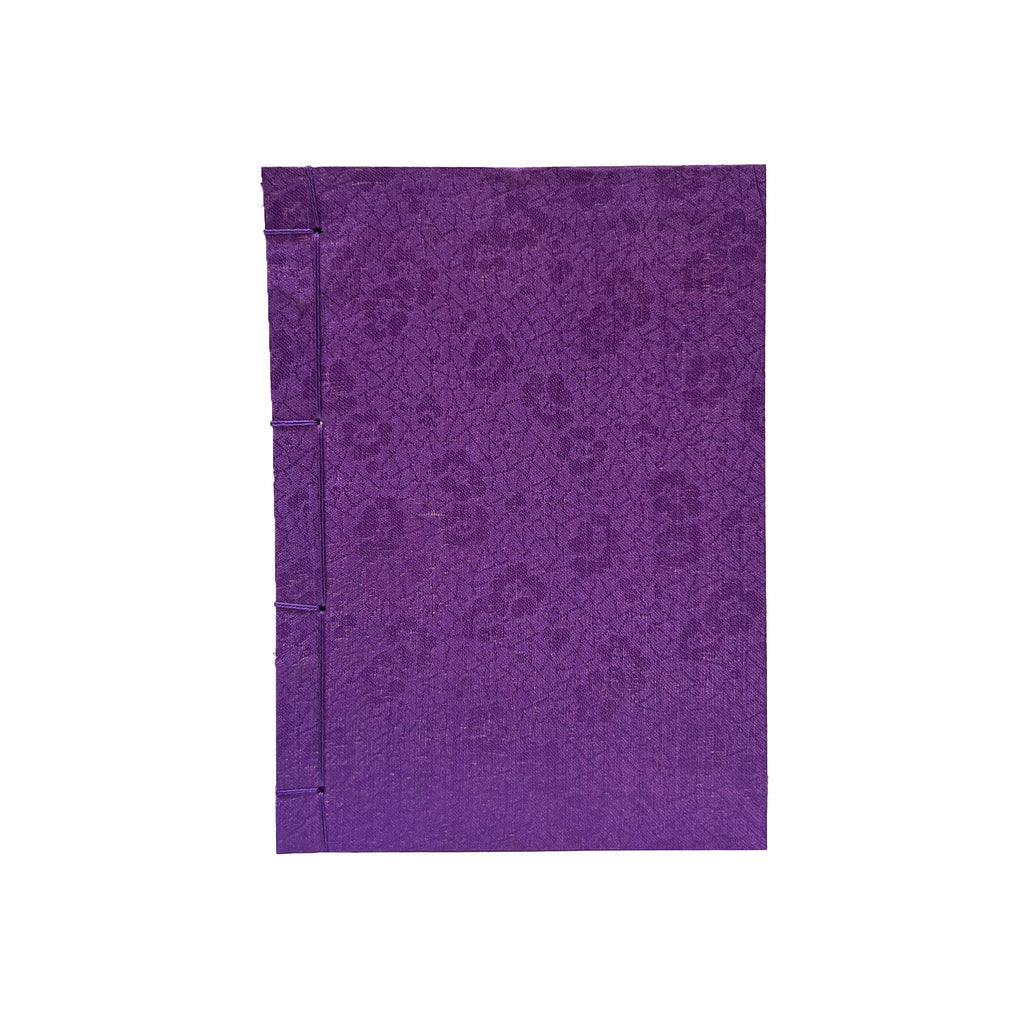 Silk Cover Hand Bound Journal - 5 x 7 in (Various Colors)