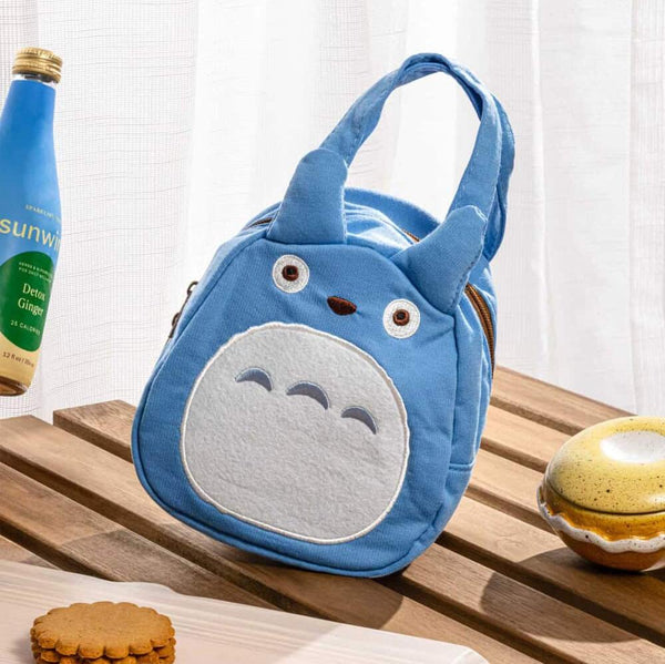 My Neighbor Totoro Die Cut Lunch Bag- Blue