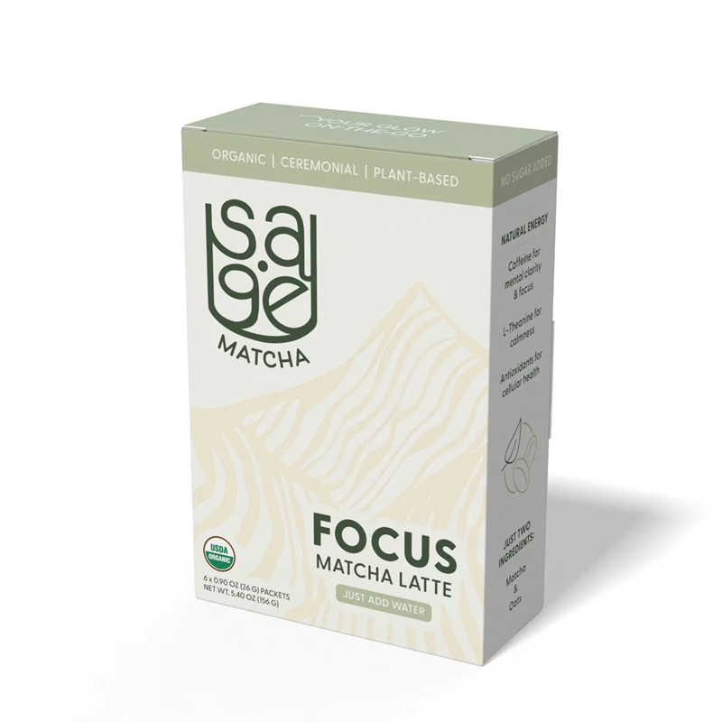 Sage Matcha- Focus Organic Matcha Latte