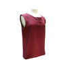 Sleeveless A-Line Top dark red