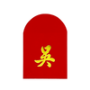Red envelope with yellow Chinese character on a white background