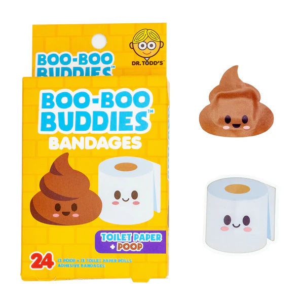 Boo Boo Buddies Bandages - Toilet Paper and Poop