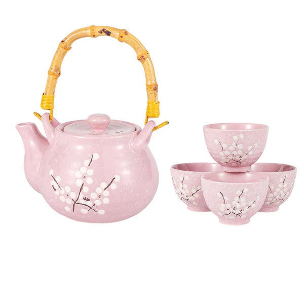 Ume Plum Blossoms Tea Set