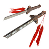 Retractable Tai Chi Sword with Case - Pair