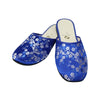 Navy plum blossom slipper