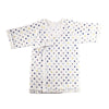 Baby kimono with polka dot pattern