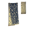 Floral patterned scarf set on a white background