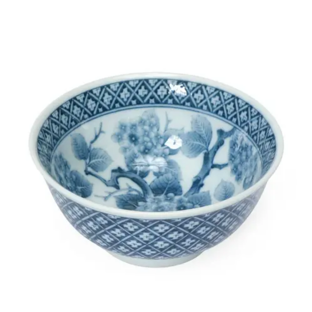 Ajisai Flower/Branch Design Bowl