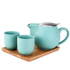 Aqua Modern Ceramic Tea Set With Tray (1:2)