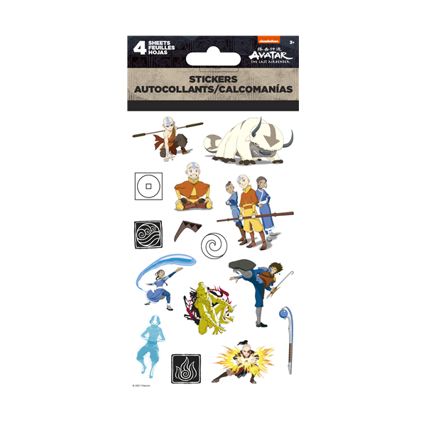 Avatar The Last Airbender Stickers