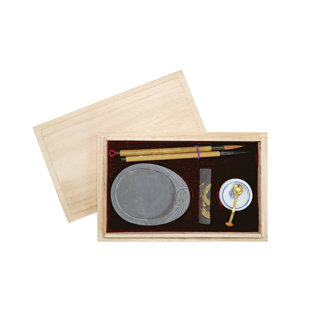 Calligraphy Set in Wooden Box