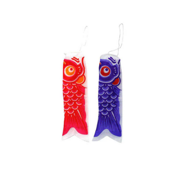 Two Nylon koinobori(flying carp)