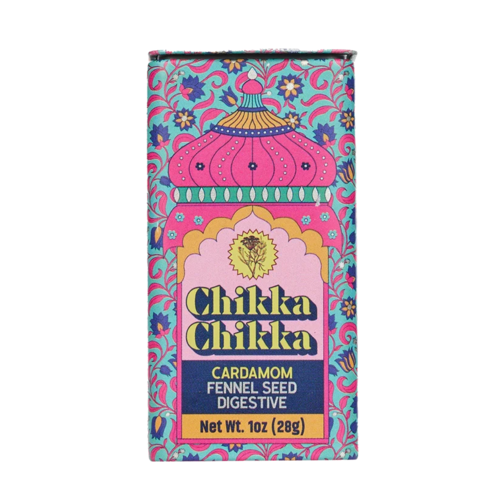 Chikka Chikka Cardamom Fennel Seed Digestive in Decorative Tin (1 ounce)