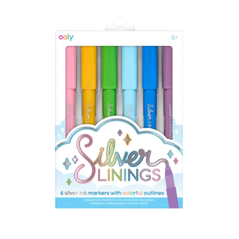 Silver Linings: Colorful Outline Markers