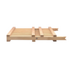 Bamboo dish rack folded
