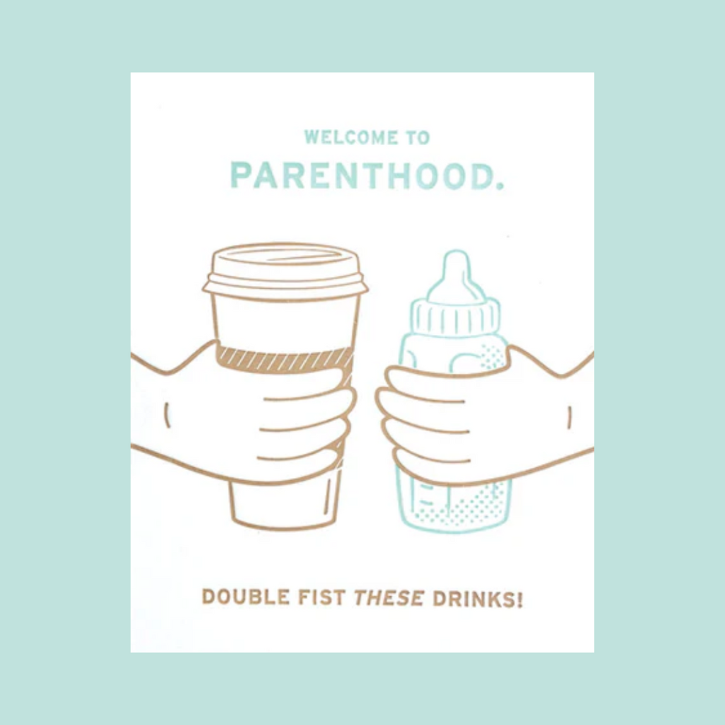 Handcrafted Cards: Double Fist Parenthood