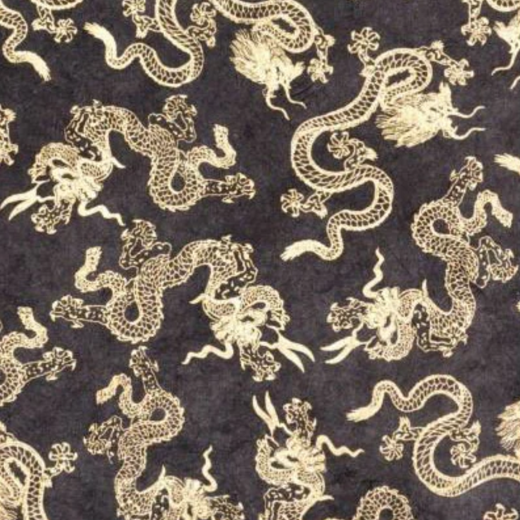 Handmade Nepal Silkscreen Paper - Dragon