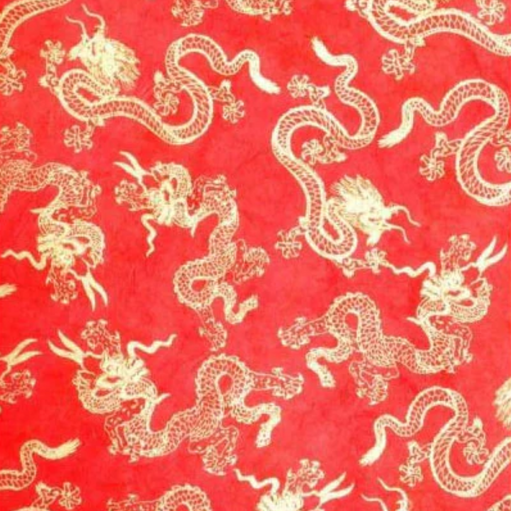 Handmade Nepal Silkscreen Paper - Dragon