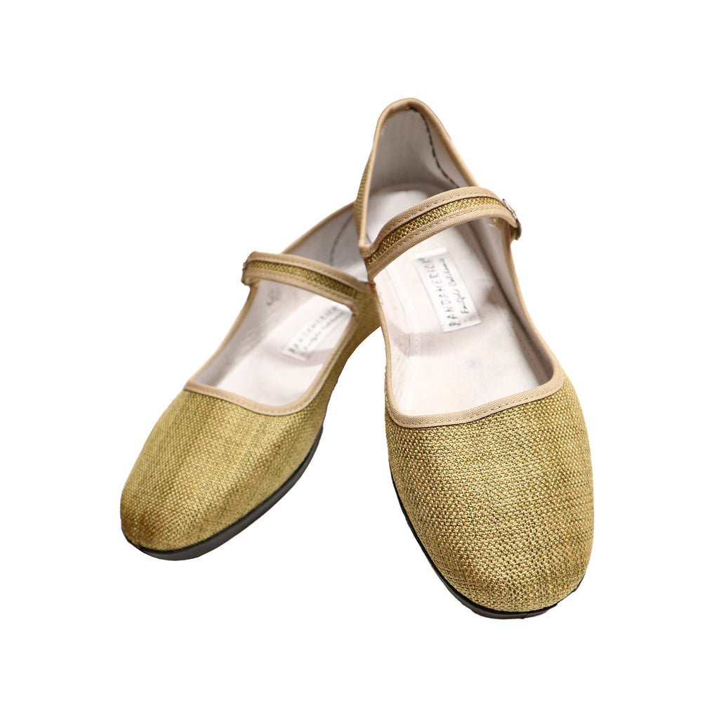 Flax Mary Jane Shoes - Bamboo