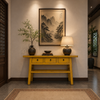 Entry way with a 3 drawer console table