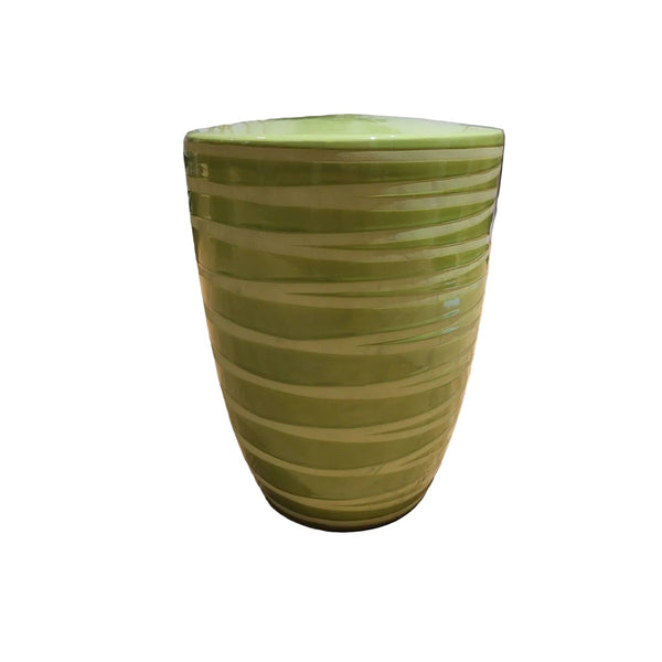 Ceramic Garden Stool Lime Green