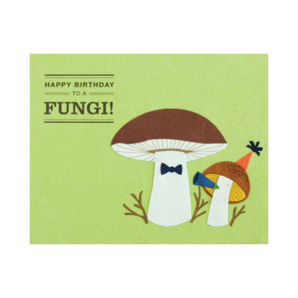 Handcrafted Cards: Happy Birthday Fungi