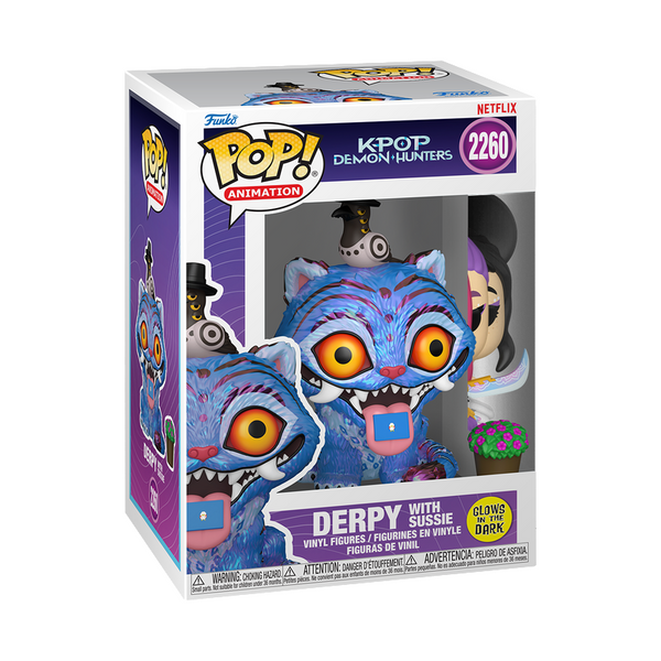 Funko Pop! vinyl figure packaging with 'K/Pop Demon Hunters' theme