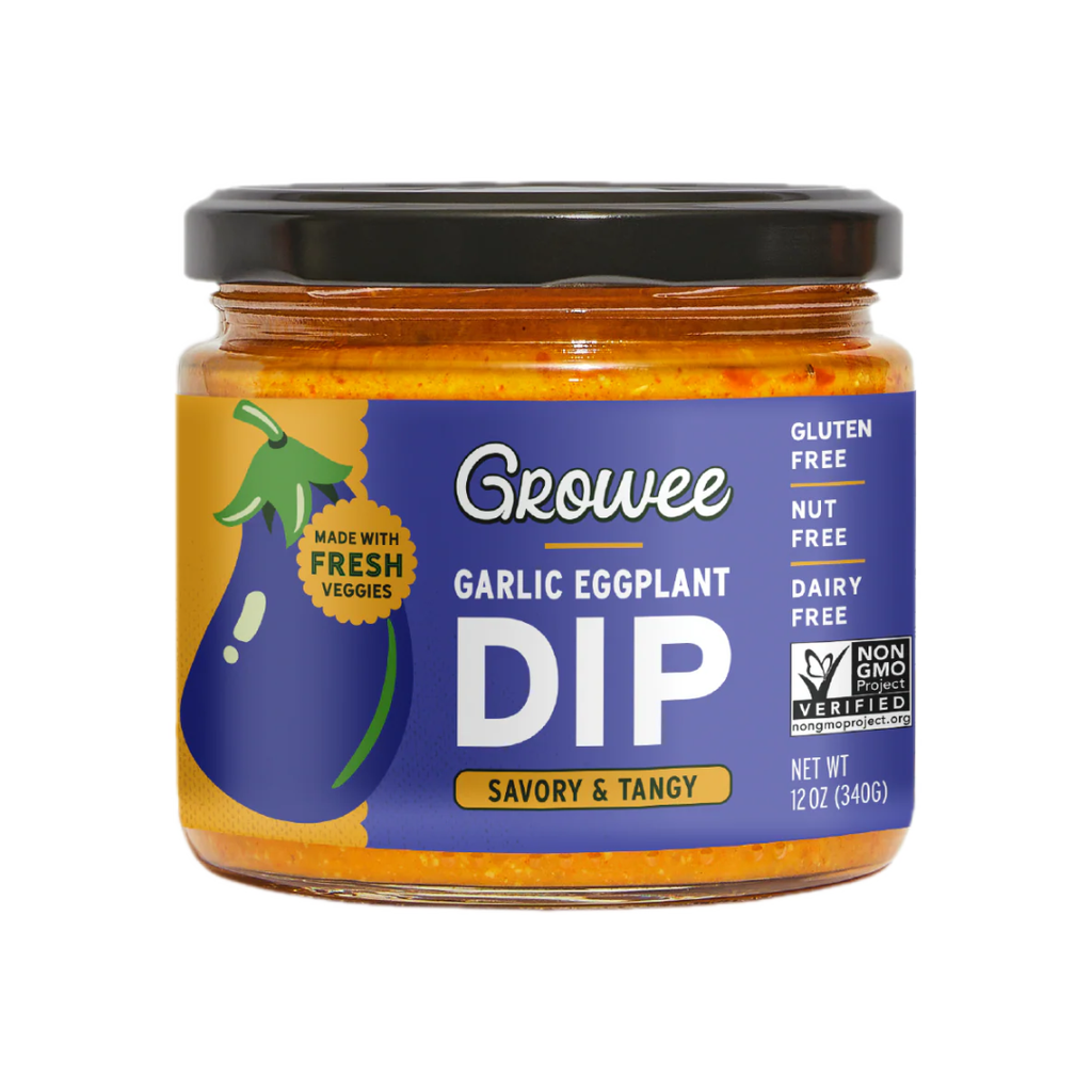 Growee Garlic Eggplant Dip (12 oz)