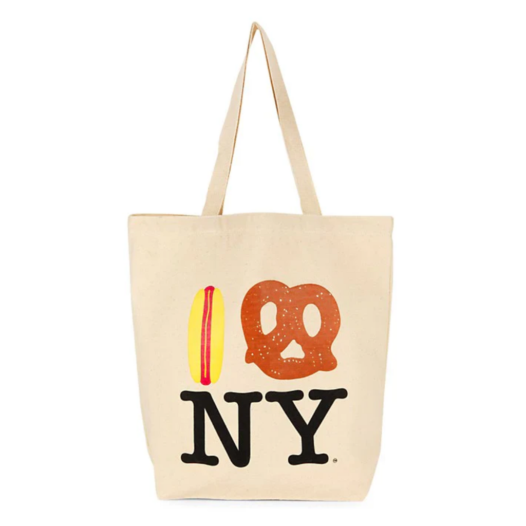 Hot Dog Pretzel NY Tote Bag