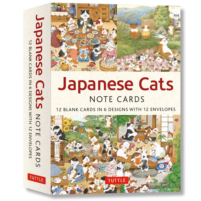 Note Cards: Japanese Cats