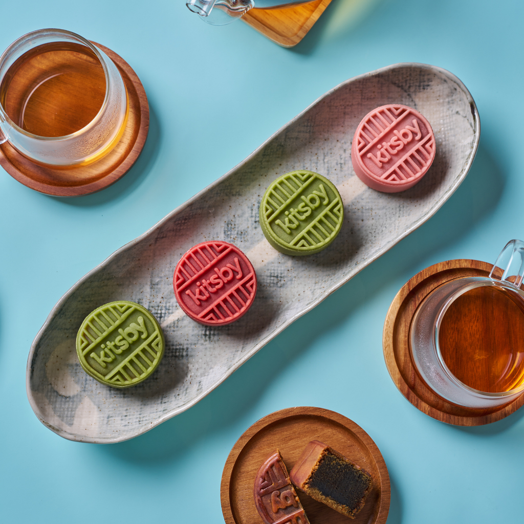 Kitsby Modern Teahouse Mooncake Set of 4