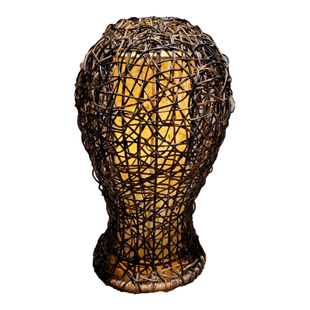 Handwoven Nito Fiber Table Lamp