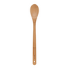 Wooden spoon on a white background