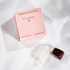 Libra mini stone pack from Zodiac Collection with clear quartz and bloodstone on a white background