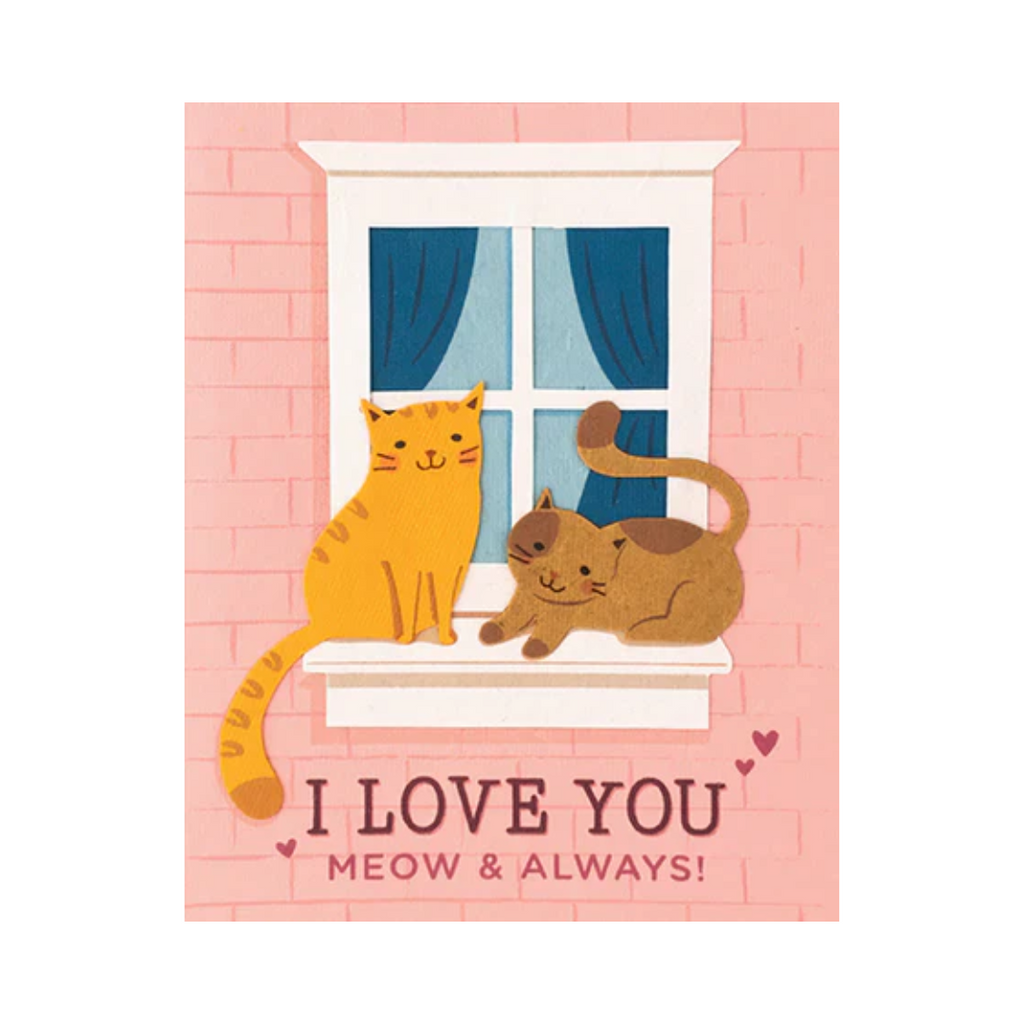 Handcrafted Cards: Meow and Always