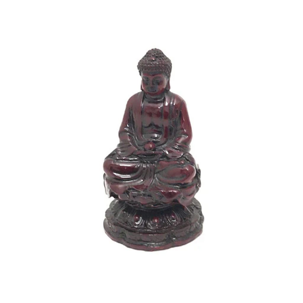 Mahogany Ru Lai Buddha - 4.25"