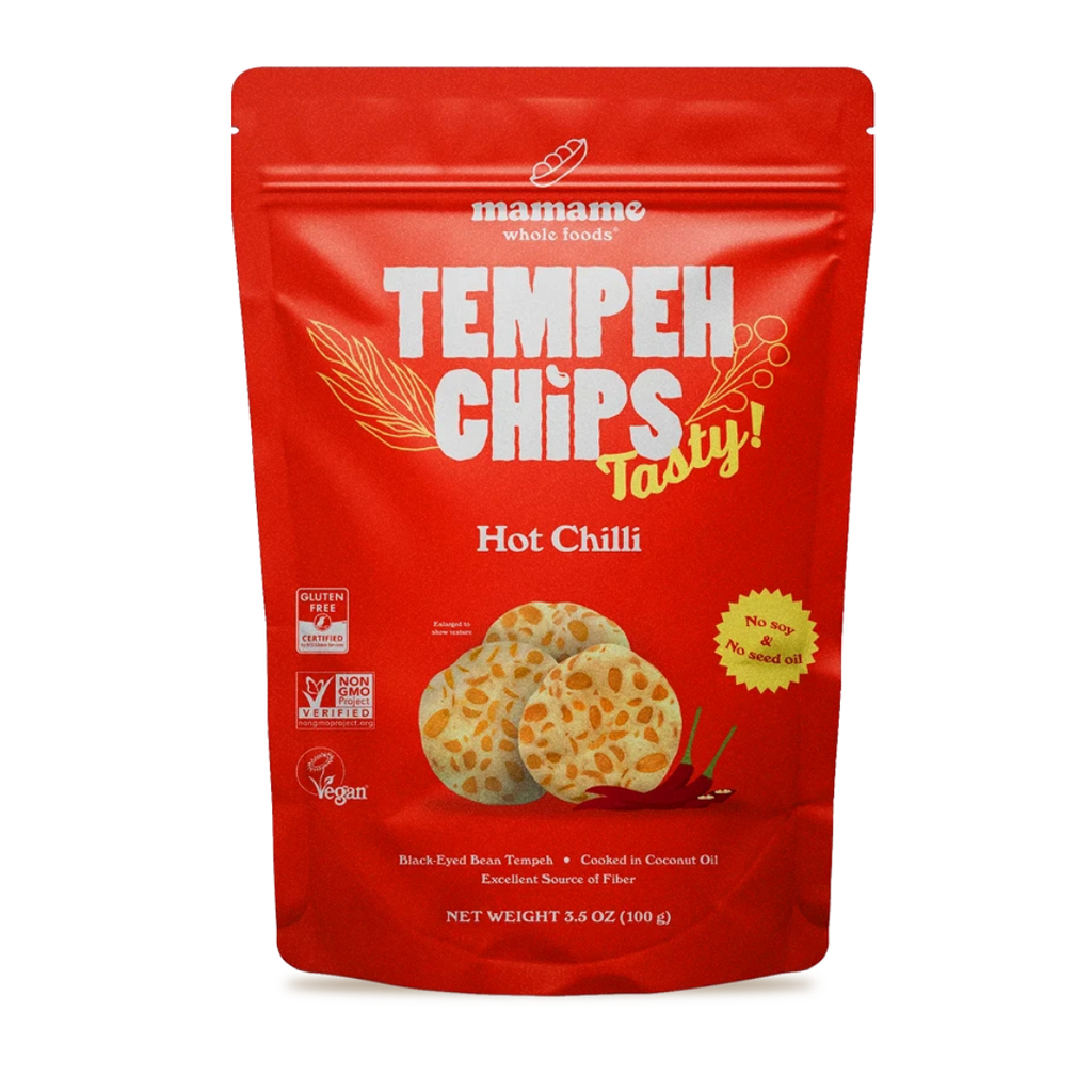 Mamame Tempeh Chips Hot Chili