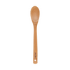 Wooden spoon on a white background