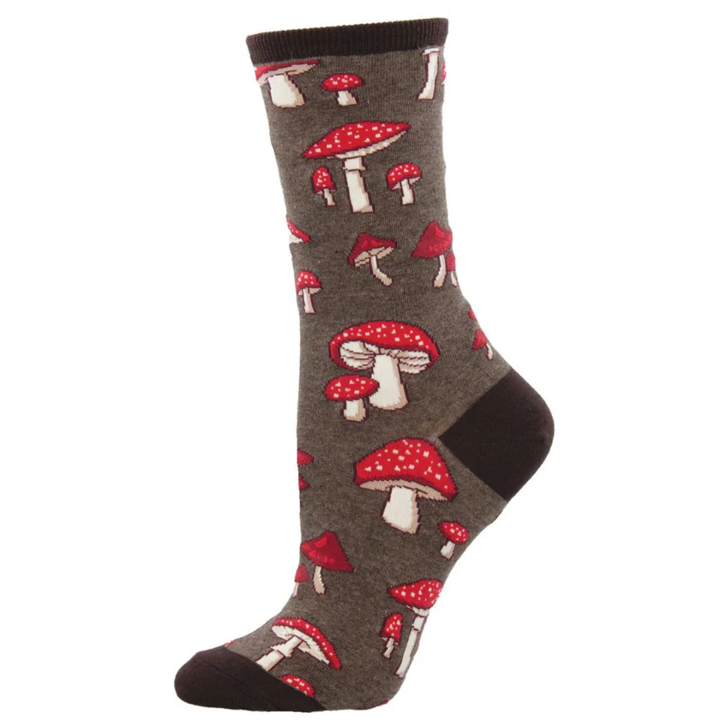 Pretty Fly for a Fungi Novelty Socks