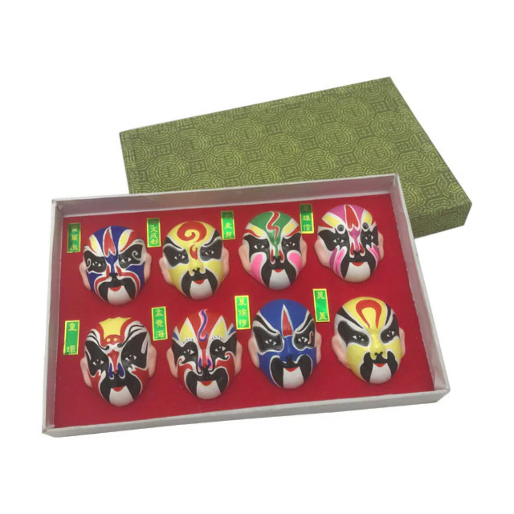 Mini Size Peking Opera Color Face Painting Sculpture Display