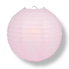 Pink paper lantern on a white background