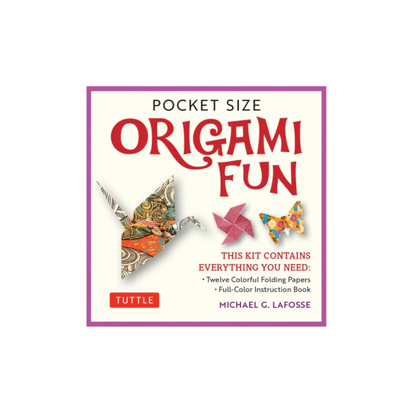 "Pocket size origami fun" box