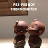 Demonstration of how the Pee-Pee Boy thermometer works