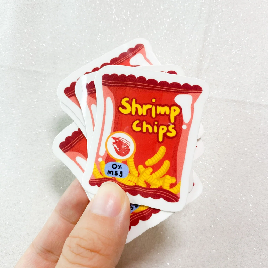 Shrimp Chips Sticker