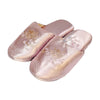 Seasonal Flower Brocade Comfy Slippers pink