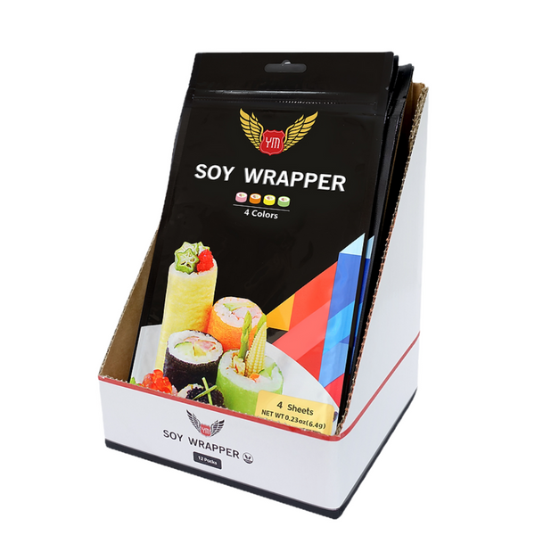 Several packets of soy wrappers