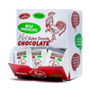 Display box of sriracha chocolate