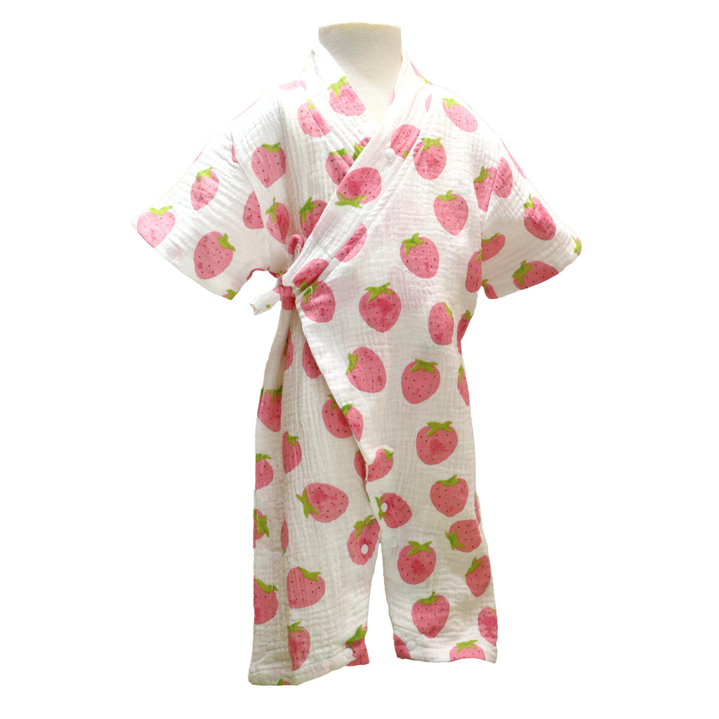 Onesie with Strawberry Design